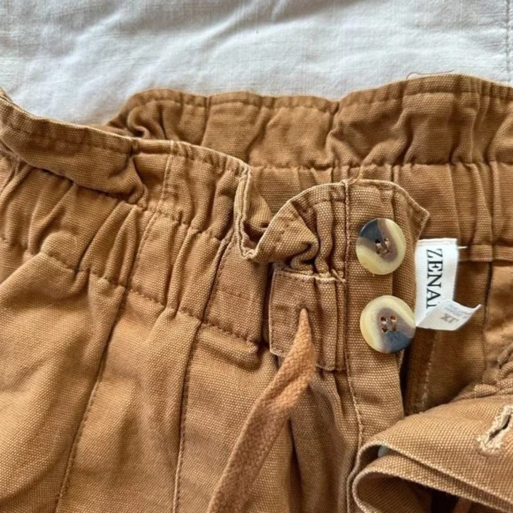 NWT Camel Canvas Pants - Picture 5 of 8